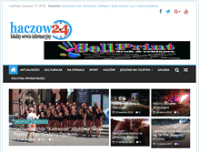 Tablet Screenshot of haczow24.pl